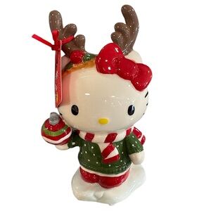 PRICE FIRM Hello Kitty Reindeer Ceramic Figurine by Blue Sky